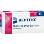 Лизиноприл-Вертекс, таблетки 10 мг 90 шт